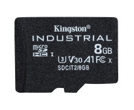 Kingston 8GB microSDHC Industrial Class 10 UHS-I/U3 A1 V30 - 1349725 - zdjęcie 1